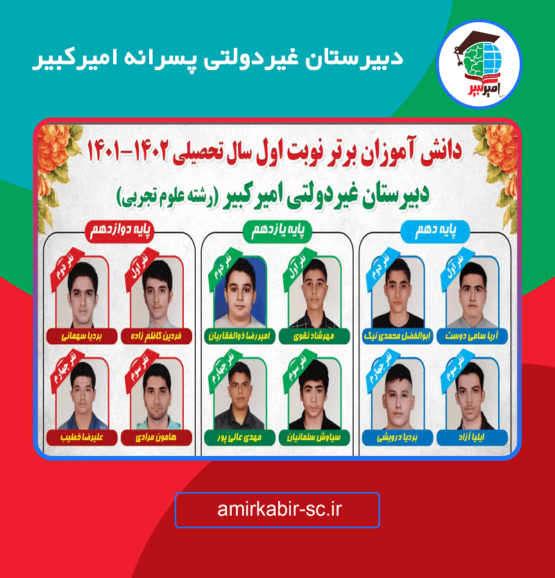 دبیرستان غیردولتی پسرانه امیرکبیر